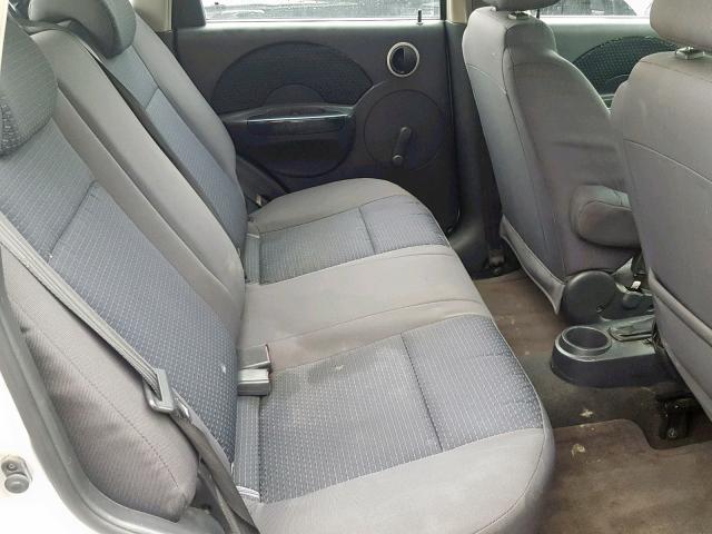 KL1TD66668B109540 - 2008 CHEVROLET AVEO BASE Gümüş foto 6