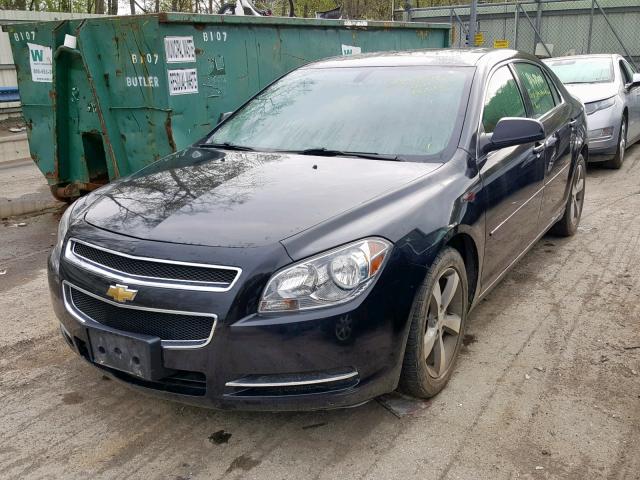 1G1ZC5E1XBF218422 - 2011 CHEVROLET MALIBU 1LT 黑色 照片 2