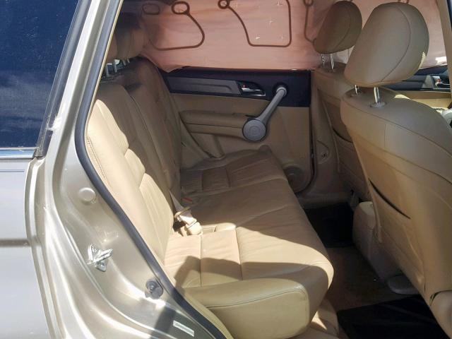 JHLRE48777C117555 - 2007 HONDA CR-V EXL TAN photo 6