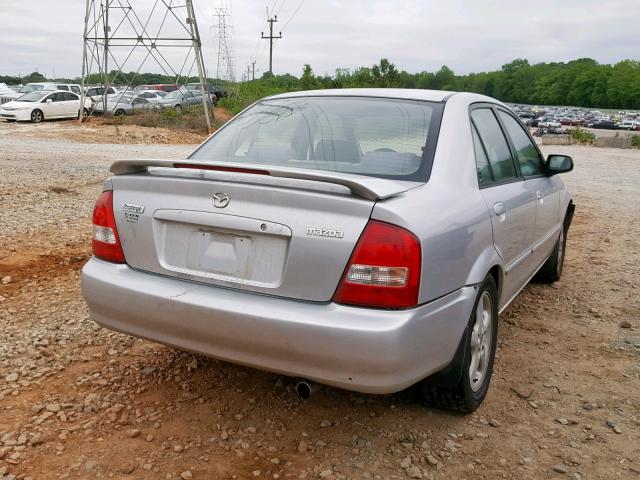 JM1BJ225X10470239 - 2001 MAZDA PROTEGE LX SILVER photo 4