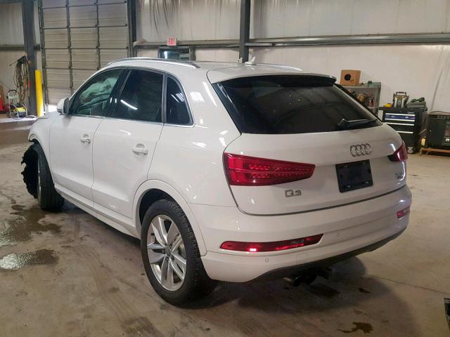 WA1EFCFS4GR013039 - 2016 AUDI Q3 PREMIUM WHITE photo 3