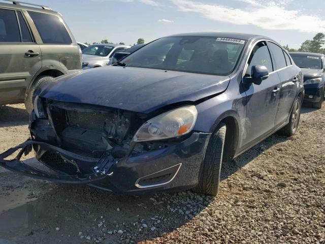 YV1622FS2C2035988 - 2012 VOLVO S60 T5 BLUE photo 2