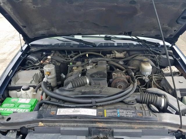 1GTCS14HX38243754 - 2003 GMC SONOMA BLUE photo 7