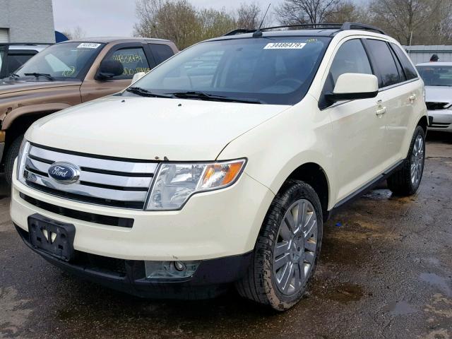 2FMDK49C48BA93742 - 2008 FORD EDGE LIMIT CREAM photo 2