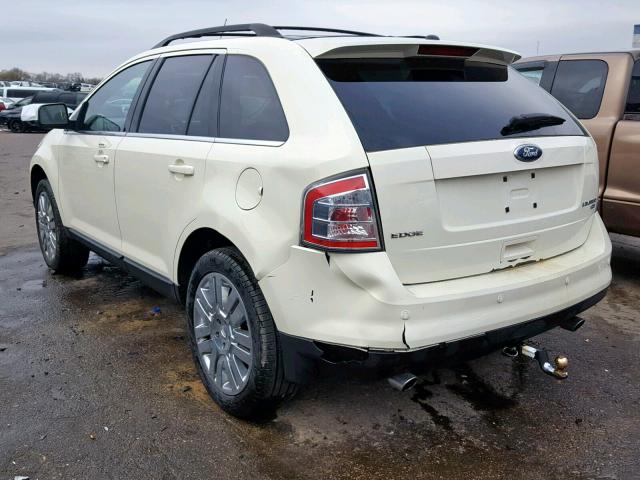 2FMDK49C48BA93742 - 2008 FORD EDGE LIMIT CREAM photo 3