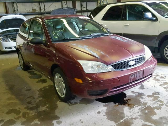 1FAFP31N06W219876 - 2006 FORD FOCUS ZX3 RED photo 1