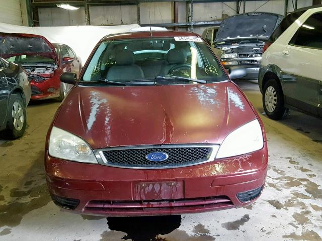 1FAFP31N06W219876 - 2006 FORD FOCUS ZX3 RED photo 9