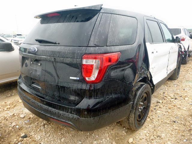 1FM5K8AR1HGA36550 - 2017 FORD EXPLORER P BLACK photo 4