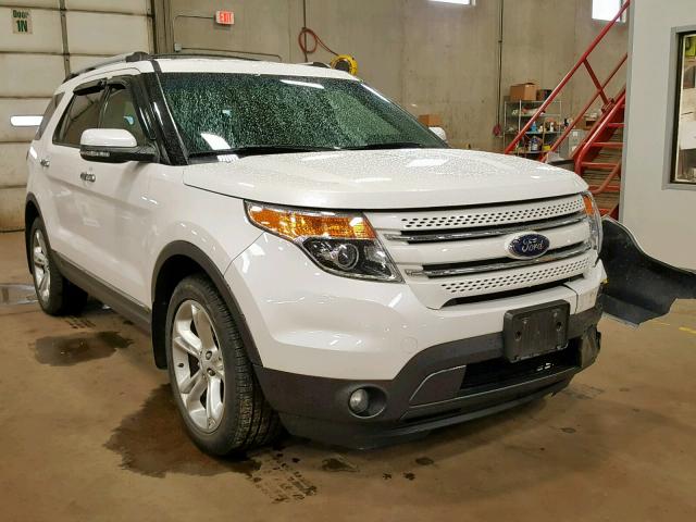 1FMHK8F88CGA94757 - 2012 FORD EXPLORER L WHITE photo 1