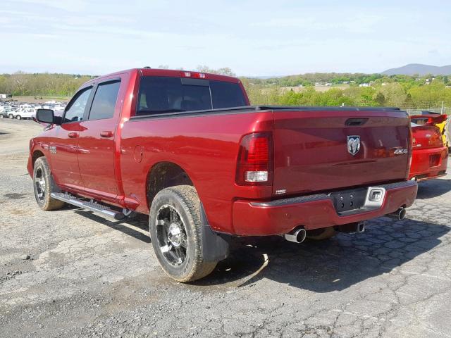 1C6RR7UT0ES283593 - 2014 RAM 1500 SPORT RED photo 3