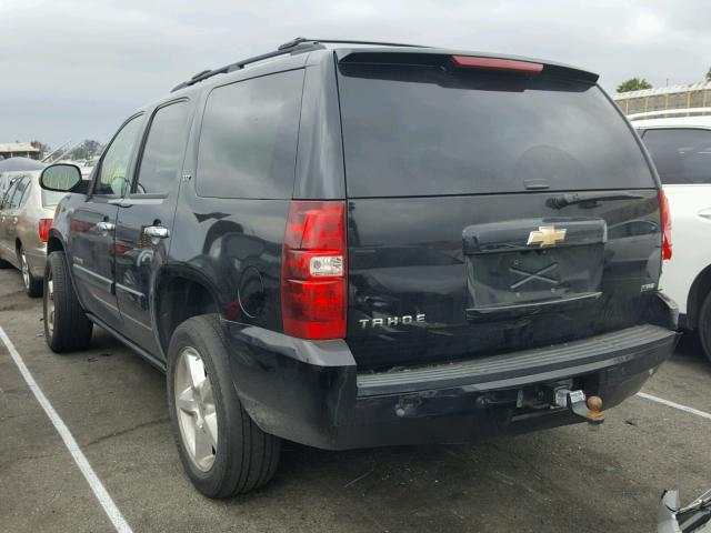 1GNFK13008R277140 - 2008 CHEVROLET TAHOE K150 BLACK photo 3