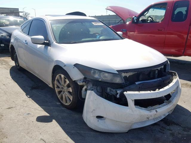 1HGCS22858A010312 - 2008 HONDA ACCORD EXL WHITE photo 1