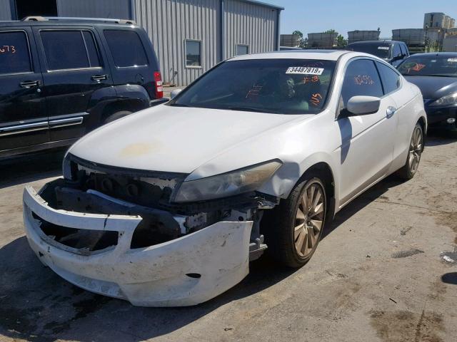 1HGCS22858A010312 - 2008 HONDA ACCORD EXL WHITE photo 2