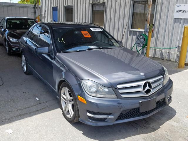 WDDGF4HB2DR248543 - 2013 MERCEDES-BENZ C 250 GRAY photo 1