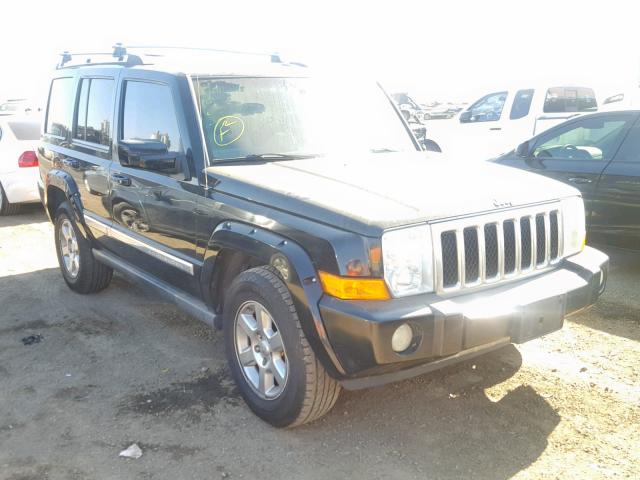 1J8HH68287C563173 - 2007 JEEP COMMANDER BLACK photo 1