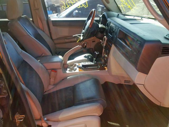 1J8HH68287C563173 - 2007 JEEP COMMANDER BLACK photo 5