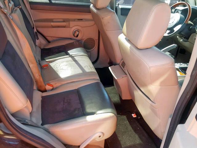 1J8HH68287C563173 - 2007 JEEP COMMANDER BLACK photo 6