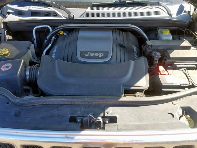 1J8HH68287C563173 - 2007 JEEP COMMANDER BLACK photo 7