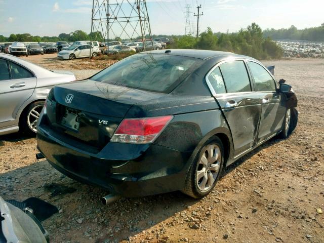 1HGCP36868A074344 - 2008 HONDA ACCORD EXL BLACK photo 4