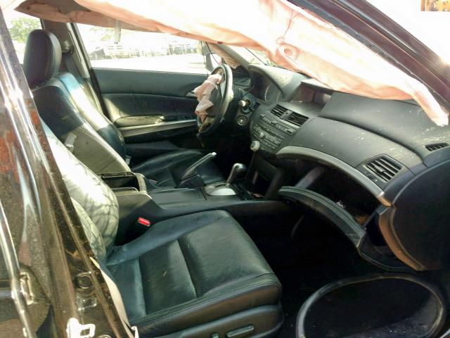 1HGCP36868A074344 - 2008 HONDA ACCORD EXL BLACK photo 5