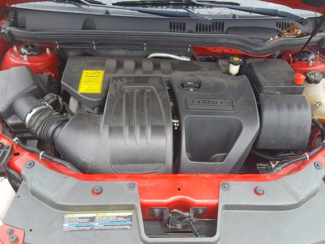 1G1AL15F167833880 - 2006 CHEVROLET COBALT LT RED photo 7