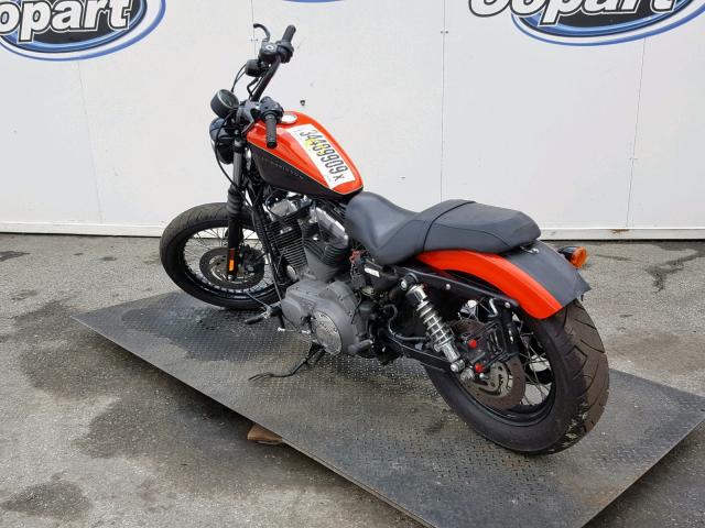 1HD1CZ3407K459251 - 2007 HARLEY-DAVIDSON XL1200 N ORANGE photo 3