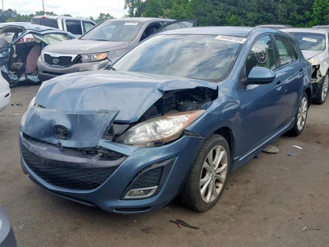 JM1BL1H64A1314700 - 2010 MAZDA 3 S BLUE photo 2