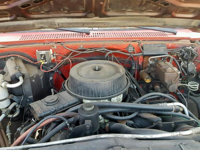 1GCHC33W8ES132575 - 1984 CHEVROLET C30 RED photo 7