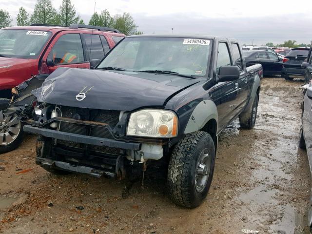 1N6ED29XX2C306109 - 2002 NISSAN FRONTIER C BLACK photo 2