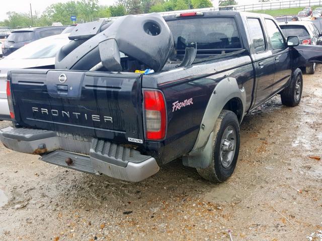 1N6ED29XX2C306109 - 2002 NISSAN FRONTIER C BLACK photo 4