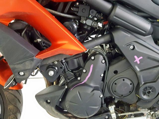 JKALEEF15GDA14696 - 2016 KAWASAKI KLE650 F ORANGE photo 12