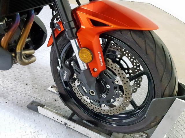 JKALEEF15GDA14696 - 2016 KAWASAKI KLE650 F ORANGE photo 15