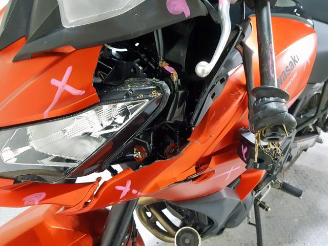 JKALEEF15GDA14696 - 2016 KAWASAKI KLE650 F ORANGE photo 16