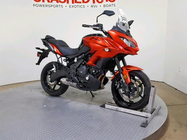 JKALEEF15GDA14696 - 2016 KAWASAKI KLE650 F ORANGE photo 2