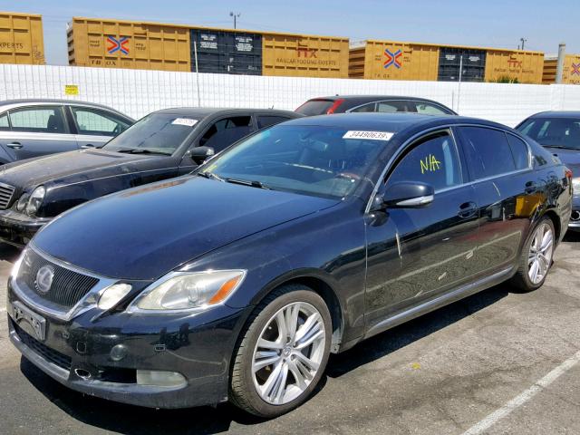 JTHBC96S095018901 - 2009 LEXUS GS 450H BLACK photo 2