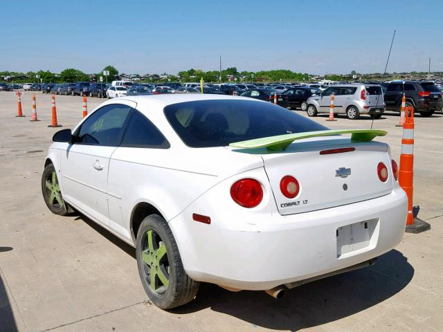 1G1AL15F767798715 - 2006 CHEVROLET COBALT LT WHITE photo 3