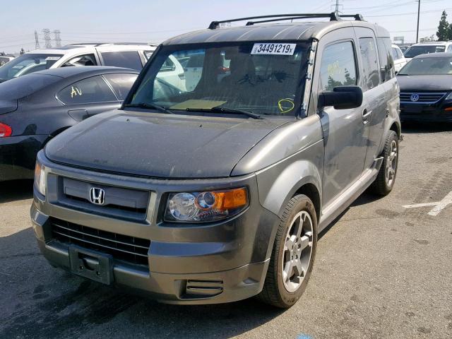 5J6YH18927L014540 - 2007 HONDA ELEMENT SC BROWN photo 2