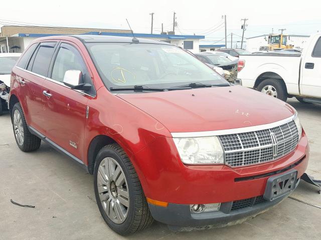 2LMDJ6JC6ABJ01263 - 2010 LINCOLN MKX BURGUNDY photo 1