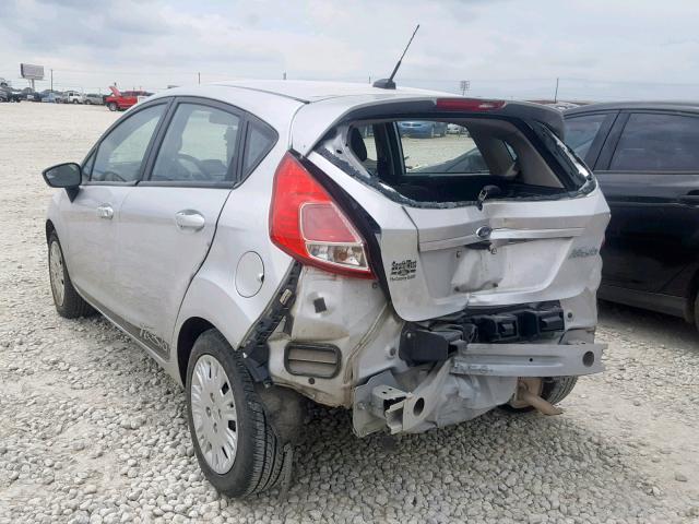 3FADP4TJ5EM216641 - 2014 FORD FIESTA S SILVER photo 3