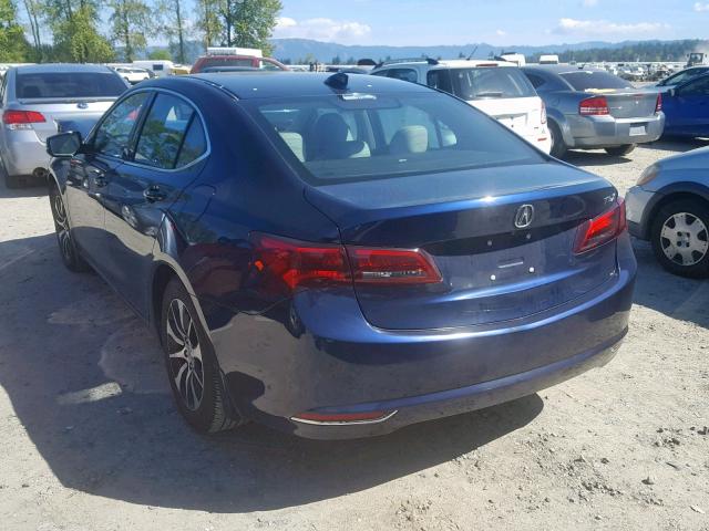 19UUB1F55FA013156 - 2015 ACURA TLX TECH BLUE photo 3