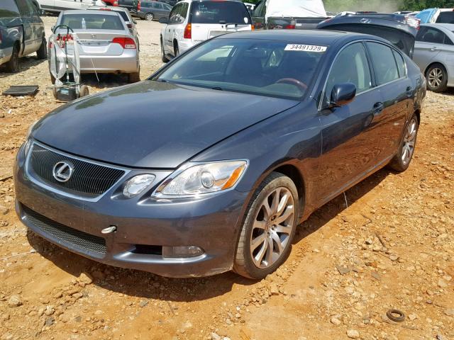 JTHBH96S465044396 - 2006 LEXUS GS 300 GRAY photo 2