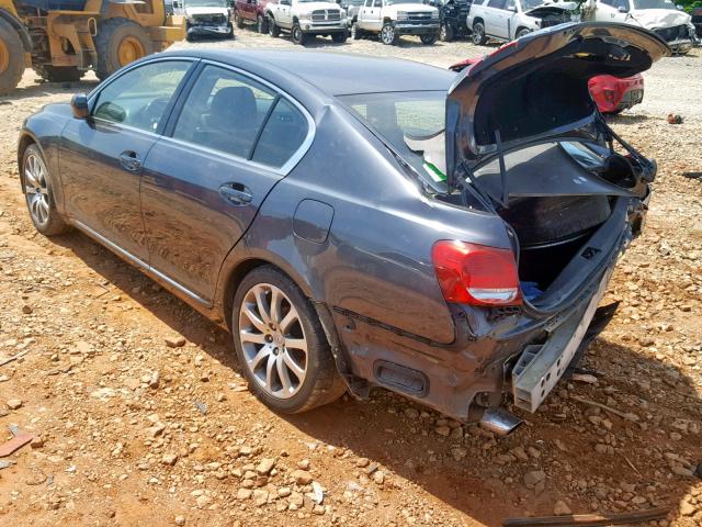 JTHBH96S465044396 - 2006 LEXUS GS 300 GRAY photo 3