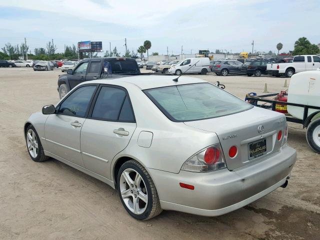 JTHBD192920056768 - 2002 LEXUS IS 300 SILVER photo 3