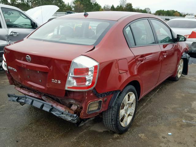 3N1AB61E47L717738 - 2007 NISSAN SENTRA 2.0 RED photo 4