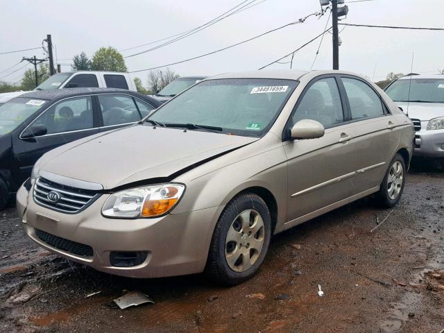 KNAFE122985521889 - 2008 KIA SPECTRA EX TAN photo 2