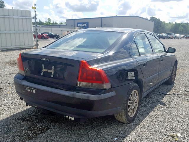 YV1RS61T742386577 - 2004 VOLVO S60 BLACK photo 4