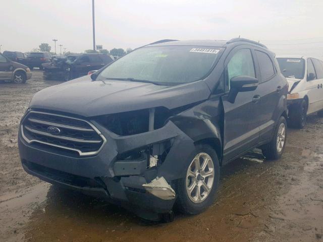 MAJ3P1TE3JC227694 - 2018 FORD ECOSPORT S CHARCOAL photo 2