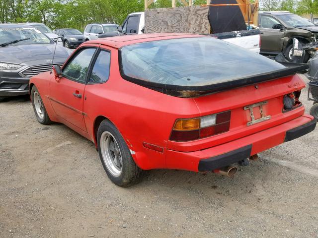 WP0AA0947EN461035 - 1984 PORSCHE 944 RED photo 3