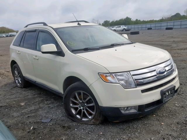 2FMDK48C68BA23452 - 2008 FORD EDGE SEL WHITE photo 1