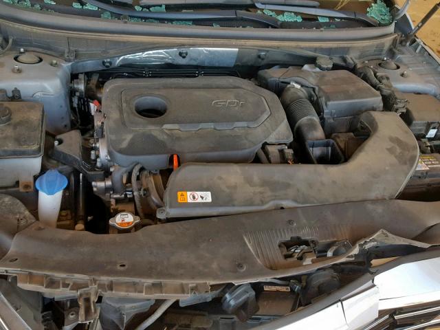 5NPE34AF3FH074306 - 2015 HYUNDAI SONATA SPO GRAY photo 7